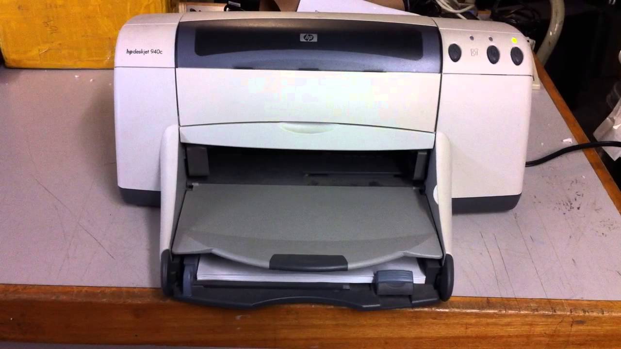Hp deskjet 940c printer manual